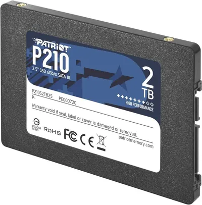 SSD Patriot P210S2TB25, 2.5", 2048ГБ, SATA, 540/430МБ/с