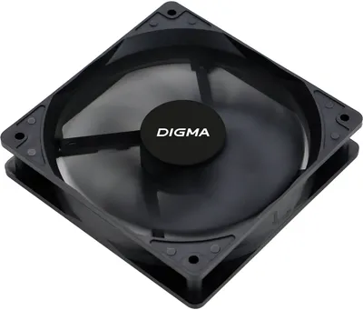 Вентилятор Digma DFAN-120-9, 120×120×25 мм, 3-pin/4-pin