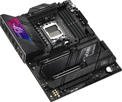 Материнская плата ASUS ROG STRIX X670E-E GAMING WIFI, AM5, AMD X670, 4xDDR5, 4xSATA, 4xM.2, 1xPCI-E 5.0 x16, 1xPCI-E 5.0 x8, 1xPCI-E 4.0 x4, 1xHDMI, 1xDisplayPort, 1x 2.5Gb LAN, 10xUSB-A 3.2 Gen 2, 3xUSB-A 3.2 Gen 1, 1xUSB-C 3.2 Gen 2x2, 5x3.5 мм, 7.1, ATX
