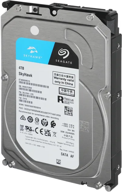 Жесткий диск Seagate ST4000VX015, 4 ТБ, SATA III, 3.5", 5400 об/мин, 256 МБ кэш