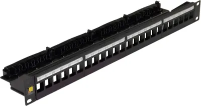 Патч-панель Lanmaster LAN-PPN24OK-UTP, 24 порта, UTP, 1U