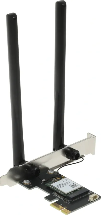 Mercusys MA70XE Двухдиапазонный адаптер PCI Express Wi-Fi 6 AX1800, Bluetooth 5.4, 2,4/5 ГГц, до 1775 Мбит/с