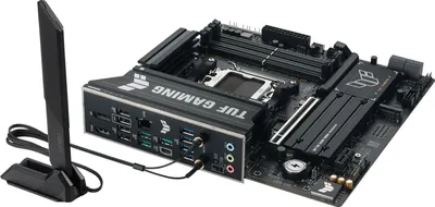 Материнская плата ASUS TUF GAMING B850M-PLUS WIFI7, AM5, mATX, 4×DDR5, Wi-Fi 7