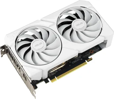 Видеокарта Asus DUAL-RX9060XT-16G-WHITE, Radeon RX 9060XT, 16GB GDDR6