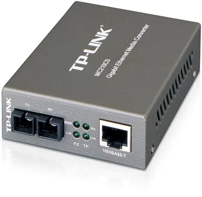 Медиаконвертер TP-Link MC210CS, 1×1000Base-T, 1×1000Base-LX SC, 15 км