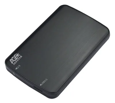 Внешний корпус HDD/SSD AgeStar 3UB2A12, 2.5" SATA, USB 3.0, алюминий