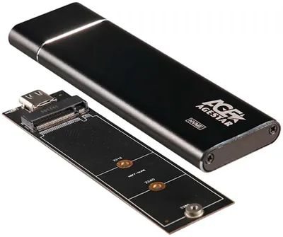 Внешний корпус AgeStar 31UBNV5C, M.2 NVMe, USB 3.2, алюминий