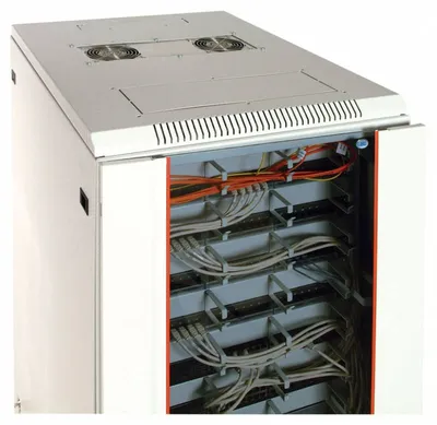 Шкаф напольный ЦМО ШТК-М-42.6.8-1ААА, 42U, 600x800мм, стекло, серый