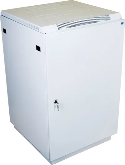 Шкаф коммутационный ЦМО ШТК-М-18.6.8-3ААА, напольный, 18U, 600x800мм, серый