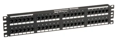 Патч-панель Panduit DP485E88TGY, 19", 2U, 48xRJ-45, кат.5e