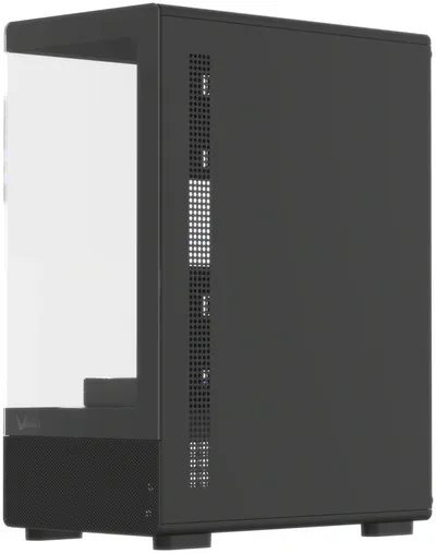 Корпус ПК Formula crystal z1cm plus black ar v2, mATX, Mini-Tower, без БП, черный