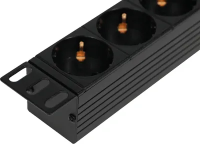 PDU NTSS NTSS-PDU-DA1015, 10A, 8×Schuko, 1U, горизонтальный