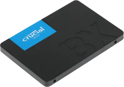 Твердотельный накопитель SSD Crucial BX500 CT240BX500SSD1 240GB 2.5" Client SATA 6Gb/s, 540/500, MTBF 1.5M, 3D TLC, 80TBW,0.31DWPD, RTL/Bulk  (787323) {100}