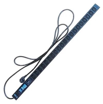Блок розеток Lanmaster TWT-PDV-20C3-GP, 20×C13, 16A, 3 м, вертикальный