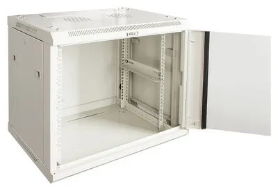 Шкаф Lanmaster TWT-CBWPG-6U-6X6-GY, настенный, 6U, 600×600 мм, стекло