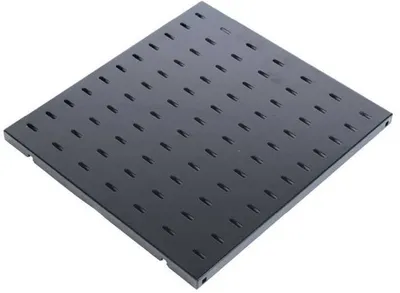 Полка ЦМО СВ-39-9005, 1U, фиксированная, перфорированная, глубина 390 мм