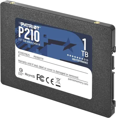 SSD Patriot P210S1TB25, 1024GB, 2.5", SATA, 540MB/s