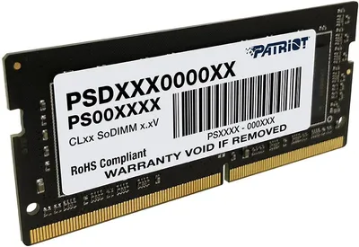 Оперативная память Patriot PSD416G320081S, DDR4, 16ГБ, 3200MHz, SO-DIMM