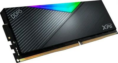 Память DDR5 2x32GB 6000MHz A-Data AX5U6000C3032G-DCLARBK XPG Lancer RGB RTL Gaming PC5-48000 CL30 DIMM UDIMM 288-pin 1.35В kit dual rank с радиатором Ret