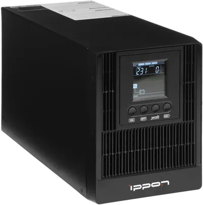 ИБП IPPON 2050420, 1000 ВА / 900 Вт, On-Line, Tower, LCD
