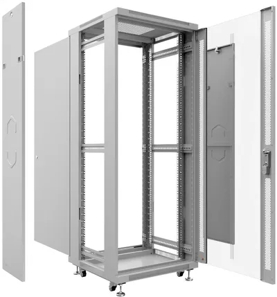 Шкаф Cabeus SH-05C-12U60/60, 12U, 600×600 мм, серый