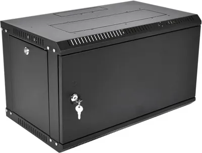 Шкаф коммутационный ЦМО ШРН-Эконом (ШРН-Э-9.350.1-9005) настенный 9U 600x350мм пер.дв.металл 85кг черный 300мм 13.5кг 180град. 476мм IP20 металл