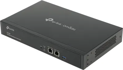 Контроллер TP-Link Omada hardware Controller OC300, 2 gigabit ethernet ports, 1 USB 3.0 port, managed up to 500 Omada Access Points/Switch/Gateway, support batch configuration, firmware upgradation, intelligent network monitoring and captive portal, easy management via Omada APP/Web UI/Cloud access.
