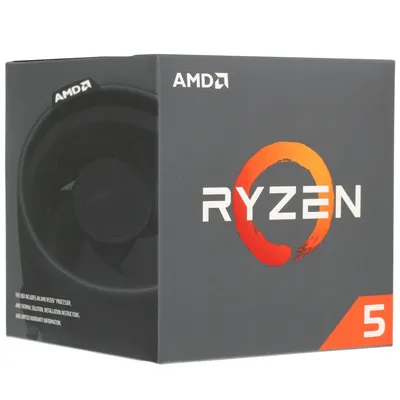 Процессор AMD YD1600BBAFBOX, Ryzen 5 1600, 6 ядер/12 потоков, 3.2 ГГц, AM4