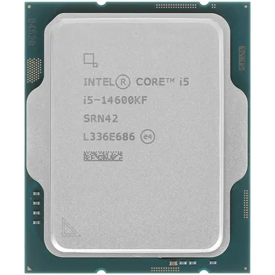 Центральный Процессор Intel Core i5-14600KF OEM (Raptor Lake, Intel 7, C14(8EC/6PC)/T20, Efficient-core Base 2.6GHz(EC), Performance Base 3,5GHz(PC), Turbo 5,3GHz, Max Turbo 5,3GHz, Without Graphics, L2 20Mb, Cache 24Mb, Base TDP 125W, Turbo TDP 181W, S1700)
