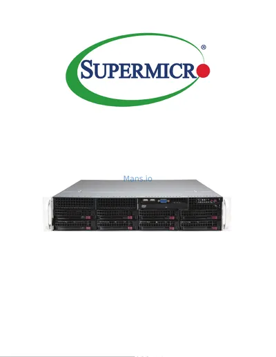 Серверная платформа SuperMicro SYS-620P-TR, 2U, 2xLGA4189, 16xDDR4, 8x3.5"