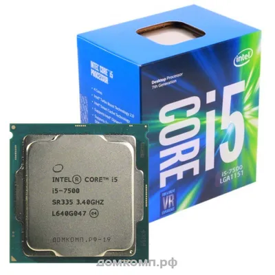 Процессор Intel BX80677I57500, Core i5-7500, 3.4 ГГц, LGA1151