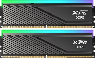 Память DDR5 2x16GB 6000MHz A-Data AX5U6000C4816G-DTLABRBK XPG Lancer Blade RGB RTL Gaming PC5-48000 CL48 DIMM UDIMM ECC 288-pin 1.25В kit single rank с радиатором Ret