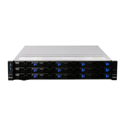 Серверная платформа SNR-SR2412LE-S Rack 2U, 1xAMD EPYC SP5, 12xDDR5/6400MHz(upto 3TB), 12xHDD LFF/SFF SATA/SAS, noRAID, 5xPCIe 5.0, 2x1GbE, 2x1300W, Rails