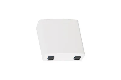 Розетка оптическая NIKOMAX NMF-WO02SCUS2-CS-WT, 2×SC/UPC, SM
