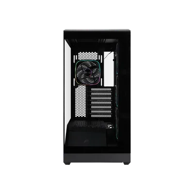 Корпус ПК 1STPLAYER GM7-BK-3FN7R-1FN7, ATX, Midi-Tower, ARGB