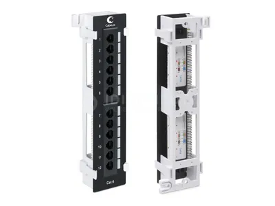 Патч-панель Пожтехкабель-СКС 201-009, настенная, 12×RJ-45, кат.5e