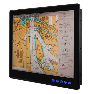 Морской панельный компьютер R19IH3S-MRA1FP-128GB- NMEA 