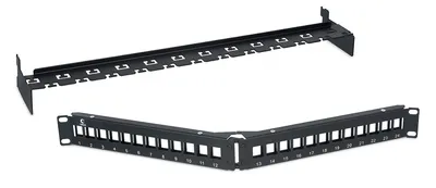 Патч-панель Cabeus PLB-24-CON, 24 порта, 1U, угловая