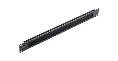 Панель-заглушка NIKOMAX NMC-OK-BRSH-1U-BK, 1U, со щеточным вводом