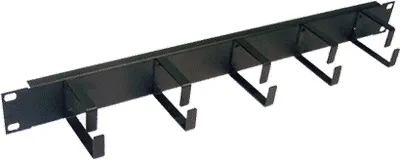 Органайзер кабельный 19" 1U 5 колец TWT TWT-ORG1U-5V
