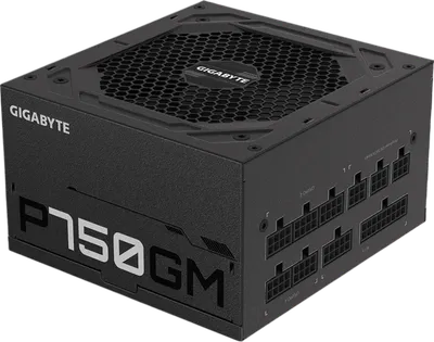 Блок питания Gigabyte GP-P750GM, 750 Вт, 80+ Gold, ATX, модульный
