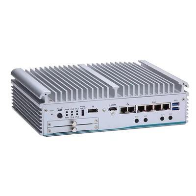 Компактный встраиваемый компьютер eBOX671-521-FL-DC-4PoE