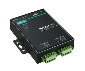 NPort 5230-T 2-портовый преобразователь RS-232 + RS-422/485 в Ethernet с расширенным диапазоном температур