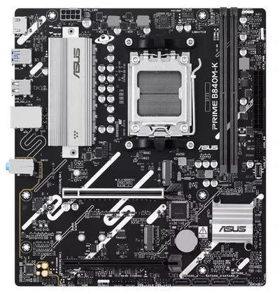 Материнская плата ASUS PRIME B840M-K, AM5, B840, DDR5, mATX