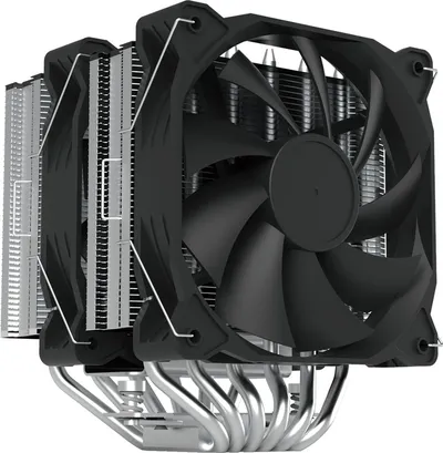 Кулер Zalman CNPS12X BP, 2×120мм, 6 теплотрубок, PWM