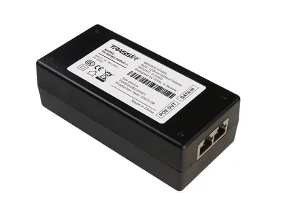 PoE-инжектор Trassir TR-I65W2.5GPoE++, 65Вт, IEEE 802.3af/at/bt, 1×PoE OUT