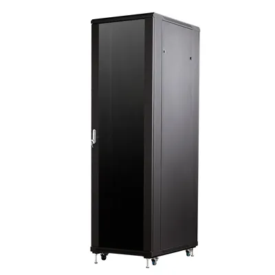 Шкаф телекоммуникационный SNR-TFC-426080-GS-B-SF, 42U, 600×800 мм, стекло