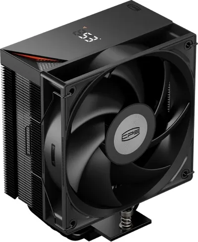 Кулер PCCOOLER RT500-BKNWYL-GL, башенный, 240 Вт, LCD, ARGB