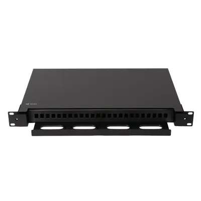 Кросс оптический SNR SNR-ODF-24RPD-BK, 19", 24 порта, выдвижной, 1U