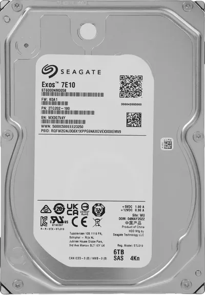 Жесткий диск Seagate ST6000NM005B, 6 ТБ, SAS, 3.5"